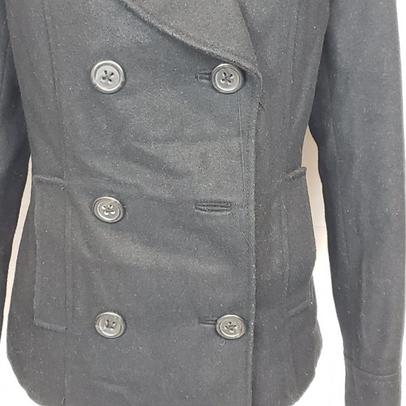 Merona Double-breasted Lapel Wool Coat - Picture 4 of 5